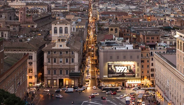 Вид Воздуха Здания Улицы Риме Палаццо Корсини Италия — стоковое фото