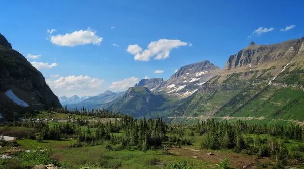 美国冰川国家公园的美丽景色 — 图库照片