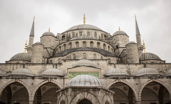 Чудовий Вид Віри Синьої Мечеті Стамбулі Туреччина — стокове фото