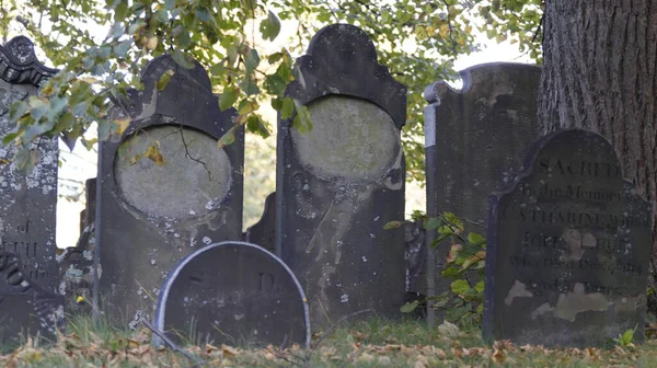 Надгробия Кладбище Галифаксе Германия — стоковое фото