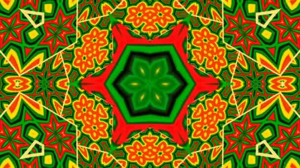 Abstract Colorful Kaleidoscope Background Beautiful Illustration Your Business — Stock Video