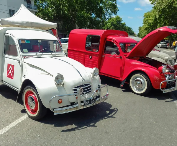 Buenos Aires Argentinien Nov 2021 Aufnahme Zweier Alter Citroen 3Cv — Stockfoto