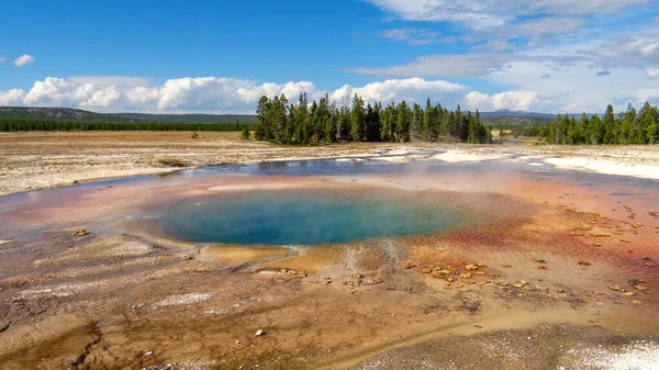 Une Belle Vue Parc National Yellowstone États Unis — Photo