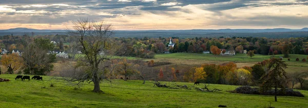 Een Landelijk Landschap Stowe Vermont — Stockfoto