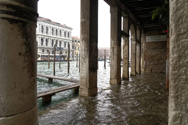 Venice Italy Oct 2021 Beautiful View Canal Wet Area Venice — Stock Photo, Image