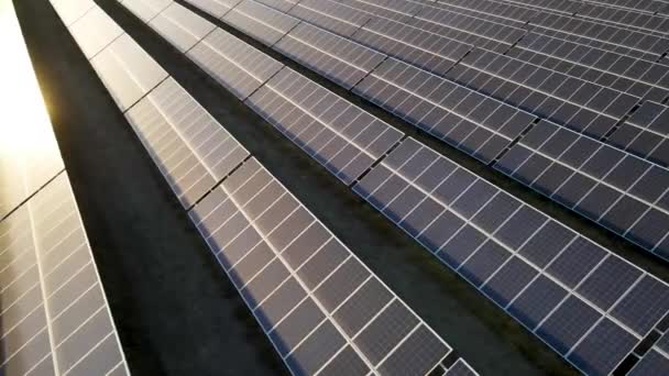 Painel Solar Tecnologia Energia Alternativa — Vídeo de Stock