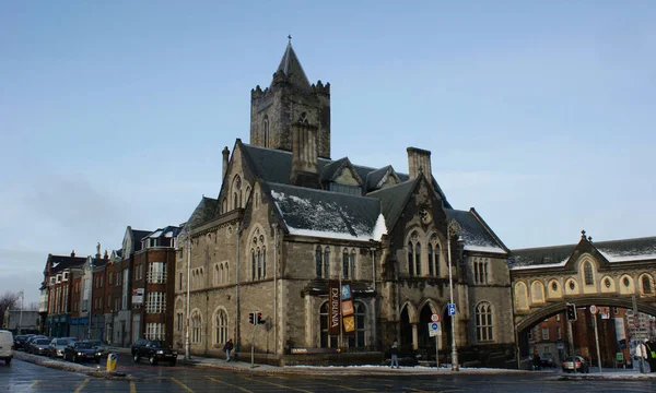 Dublin Irlanda Dezembro 2010 Tiro Christ Church Cathedral Dublin Irlanda — Fotografia de Stock