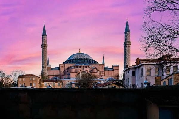 Une Belle Vue Sur Musée Hagia Sophia Istanbul Turquie — Photo