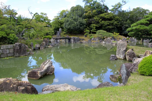 Beautiful Shot Lake Nijo Castle Kyoto Japan — Stock Photo, Image
