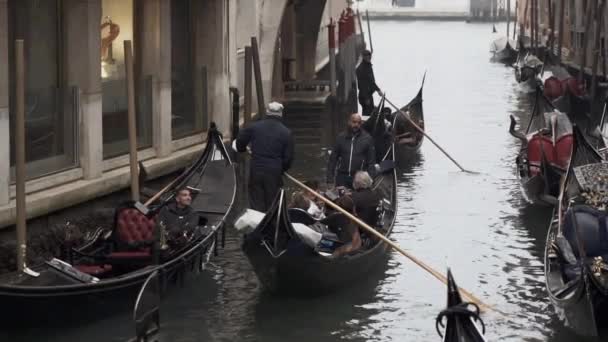 Venice Italy Circa Sseptember 2017 View Grand Canal City — стоковое видео