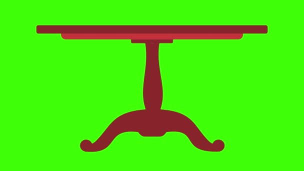 Vfx桌绿色屏幕动画 — 图库视频影像