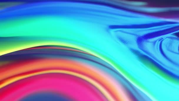 虹色の背景ベクトルぼやけたパターン カラフルなグラデーション — ストック動画
