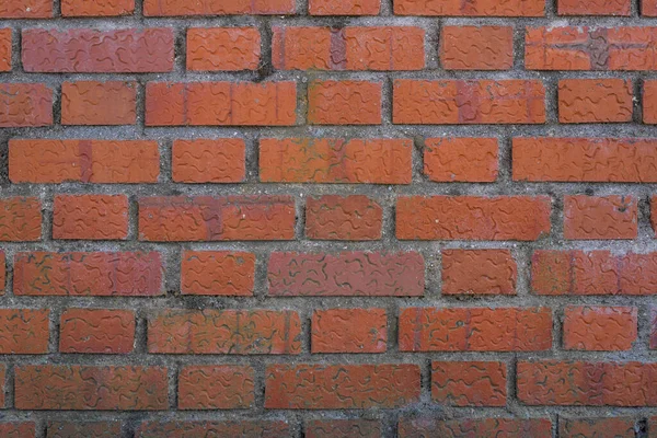 Closeup Red Brick Wall Background — Stock Photo, Image