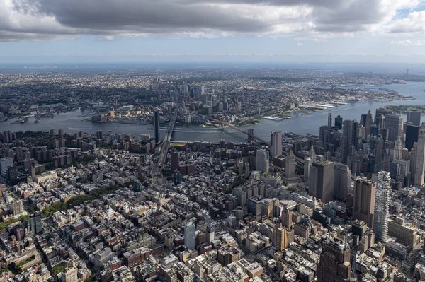 Eine Malerische Luftaufnahme Von New York City — Stockfoto