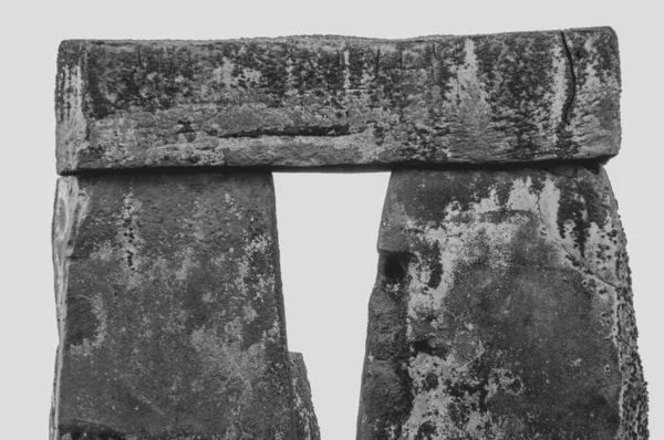 Ένα Κοντινό Πλάνο Της Διάσημης Δομής Stonehenge Στο Salisbury — Φωτογραφία Αρχείου