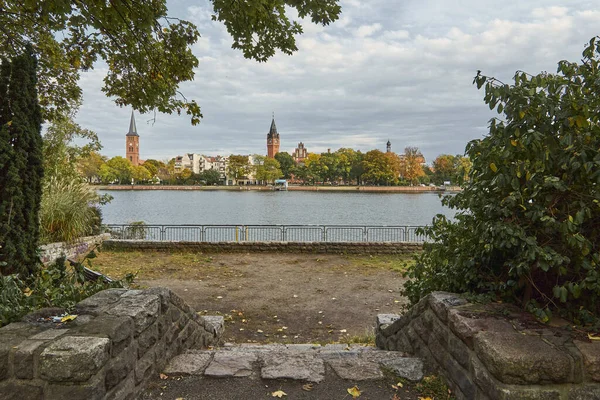 Una Vista Panorámica Ciudad Kopenick Alemania Día Nublado — Foto de Stock