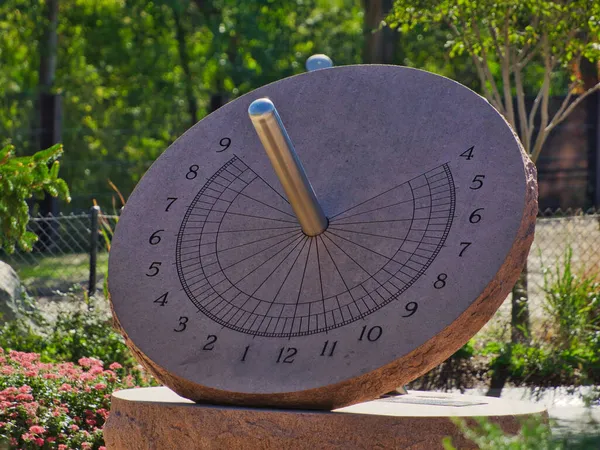 Omah United States 2021 Sand Sun Dial Sculpture Omahas Henry — 스톡 사진