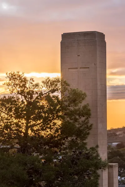 Colpo Verticale Secondo Monumento Commemorativo Della Guerra Mondiale Washington Usa — Foto Stock