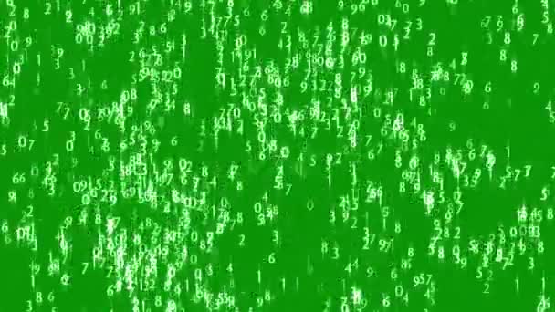 抽象绿色 数码背景 — 图库视频影像