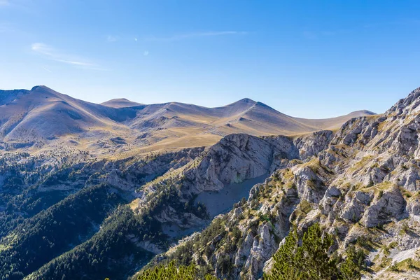 Sebuah Pemandangan Udara Gunung Olympus Yunani — Stok Foto