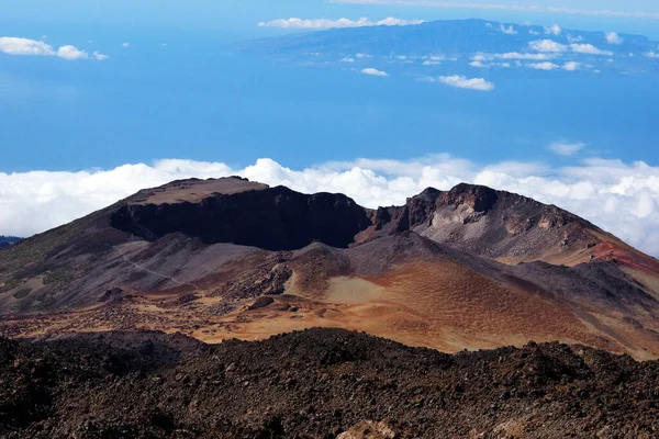 Ein Malerischer Blick Auf Den Teide Auf Teneriffa Auf Den — Stockfoto