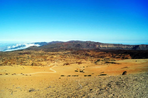 カナリア諸島のテネリフェ島のTeide山の景色 スペイン — ストック写真