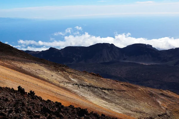 Ein Malerischer Blick Auf Den Teide Auf Teneriffa Auf Den — Stockfoto