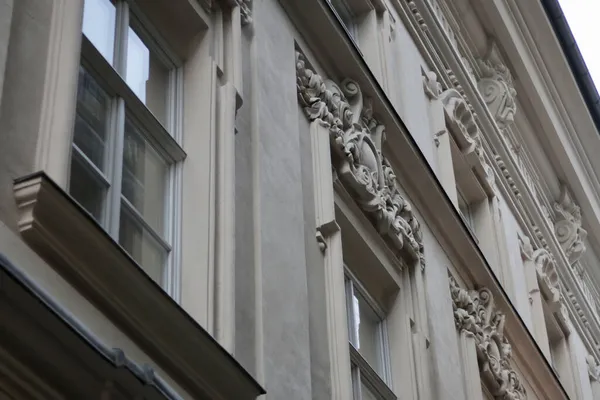 Fachada Edificios Residenciales Históricos —  Fotos de Stock