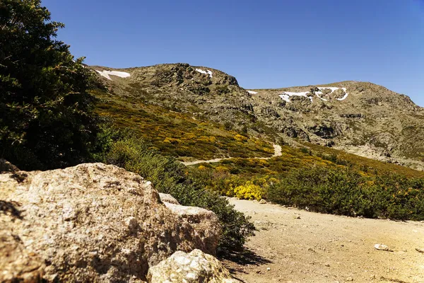 Une Vue Panoramique Sur Les Montagnes Guadarrama Espagne — Photo