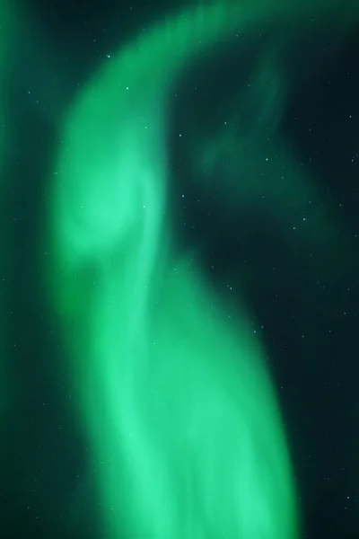Breathtaking View Aurora Borealis Starry Sky Kvaloya Arctic Region Norway — Stock Photo, Image