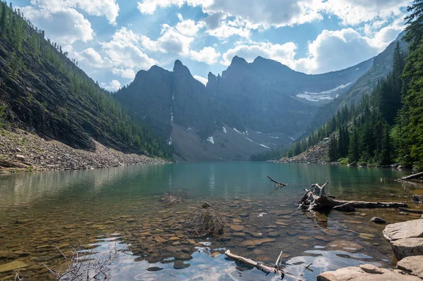 Неповторний Вид Озеро Луїз Банф Національному Парку Альберта Канада — стокове фото