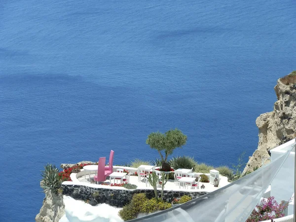 Gyönyörű Kilátás Nyílik Santorini Sziget Görögországban — Stock Fotó