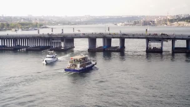 Beelden Van Havenstad — Stockvideo