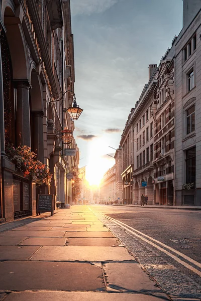 London United Kingdom Sep 2021 Прекрасний Захід Сонця Вулицях Лондона — стокове фото