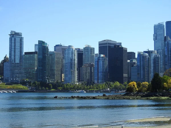 Красивый Городской Пейзаж Ванкувера Канаде — стоковое фото