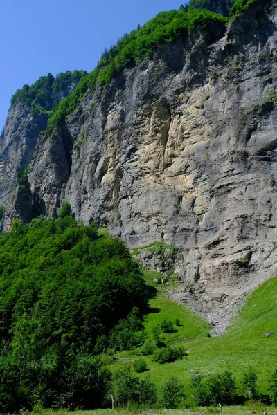 法国的上萨伏伊阿尔卑斯山脉纵观 — 图库照片