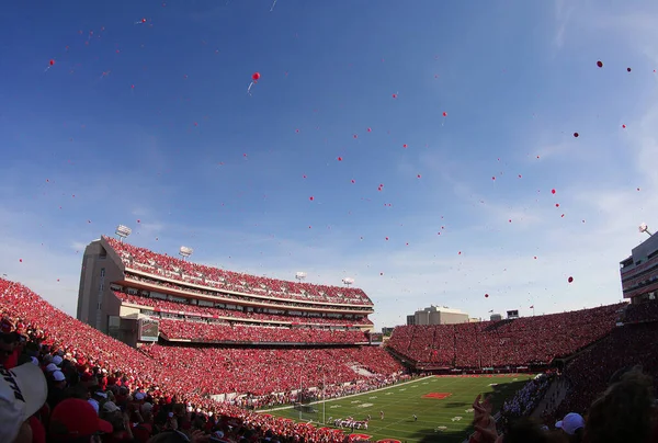 Lincoln United States Oct 2021 Balloon Release Game Day Nebraska — 스톡 사진