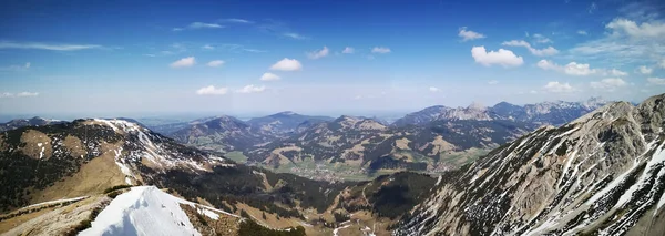 Uma Bela Foto Uma Paisagem Durante Dia Inverno — Fotografia de Stock