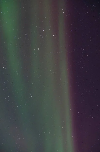 Lélegzetelállító Kilátás Aurora Borealis Csillagos Kvaloya Sarkvidéki Régió Norvégiában — Stock Fotó