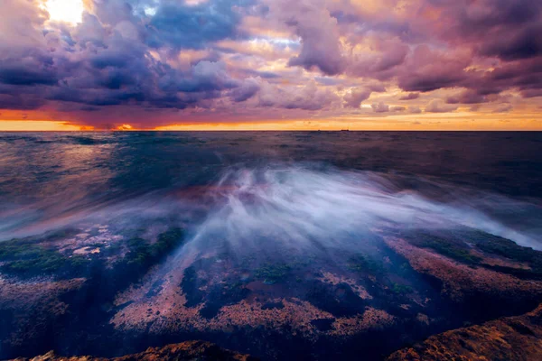 Sunset Coast Baltic Sea Lithuania — Stock Photo, Image