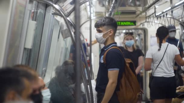 Imagens Urbanas Pessoas Metrô — Vídeo de Stock