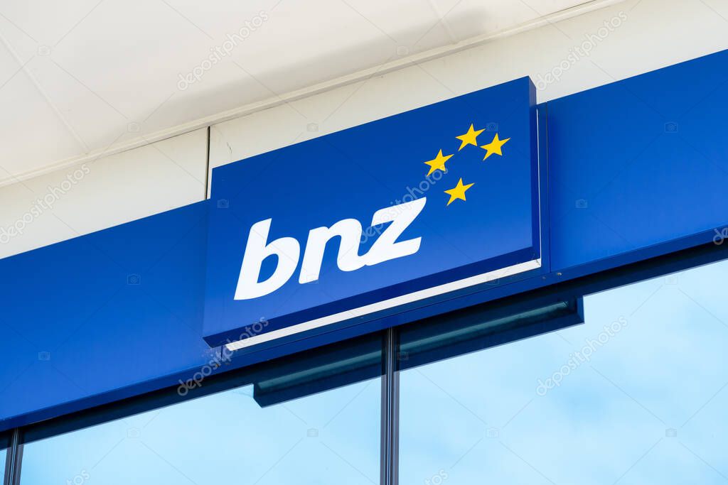 AUCKLAND, NEW ZEALAND - Nov 21, 2021: View of BNZ bank in Meadowlands. Auckland, New Zealand - November 21 2021