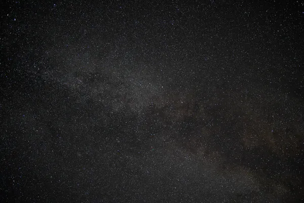 Piękne Ujęcie Ciemnego Czarnego Nieba Galaktyki — Zdjęcie stockowe