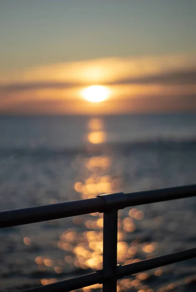 Beautiful Sunrise Boardwalk Atlantic City — Stock Photo, Image