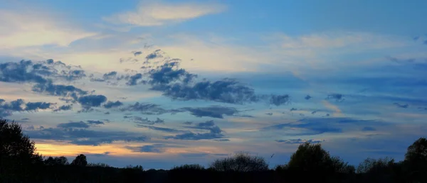 Hermoso Plano Paisaje Impresionante Bajo Los Cielos Nublados — Foto de Stock