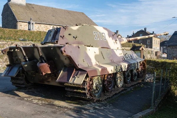 Stoumont Belgie Listopadu 2021 Tento Německý Tank Tiger Typu Panzer — Stock fotografie