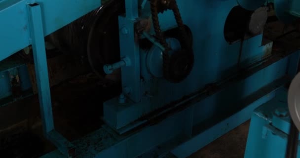 Old Rusty Metal Industrial Factory — Stock Video