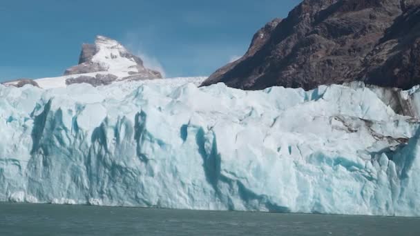 Pohled Ledovec Největší Ledovcovou Lagunu — Stock video