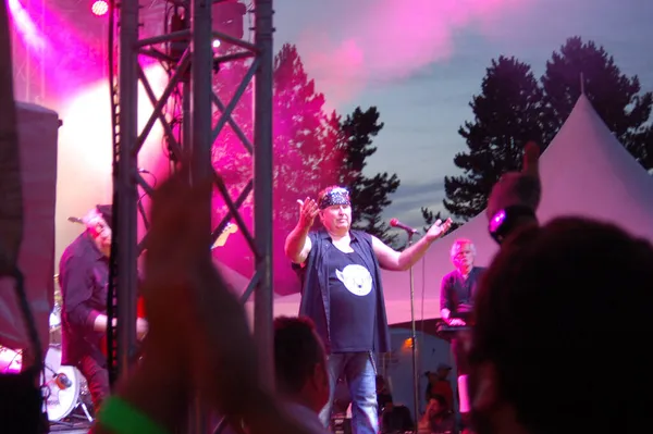 Aldergrove Canada Jul 2019 Mike Reno Loverboy Voeren Live Concert — Stockfoto