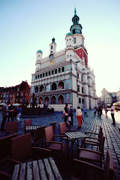 Poznan Poland Nisan 2018 Poznan Eski Pazar Meydanı Poznan Tarihi — Stok fotoğraf